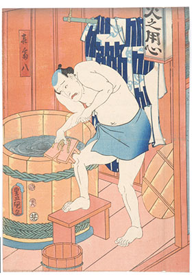 浮世絵 弥次喜多 ファミマプリント